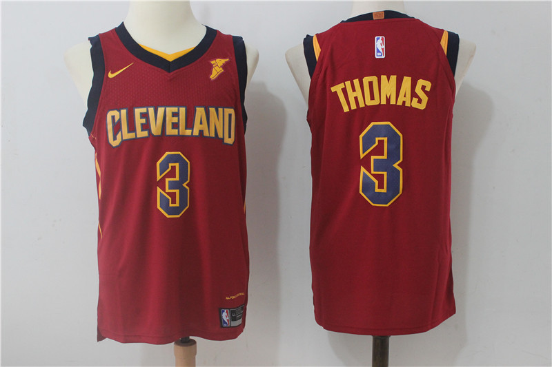Men's Nike Cleveland Cavaliers #3 Isaiah Thomas Wine Red Stitched NBA Jersey