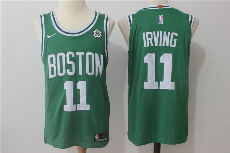 Men's Nike Boston Celtics #11 kyrie irving Green Stitched NBA Jersey