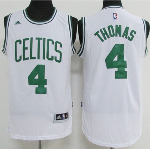 Celtics #4 Isaiah Thomas White Stitched NBA Jersey