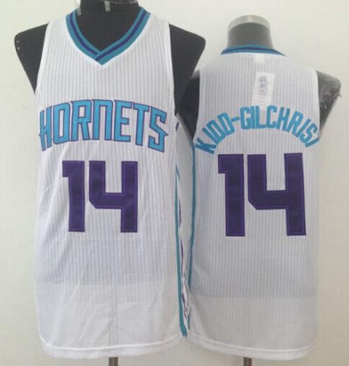 Revolution 30 Hornets #14 Michael Kidd-Gilchrist White Stitched NBA Jersey