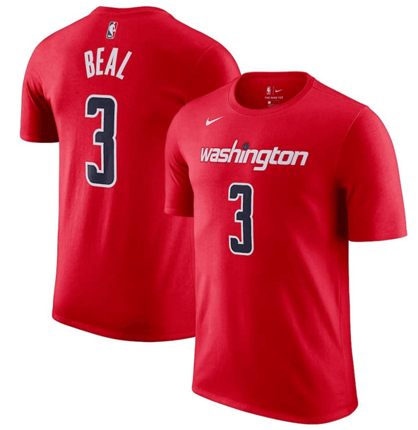 Men's Washington Wizards #3 Bradley Beal NBA T-Shirt