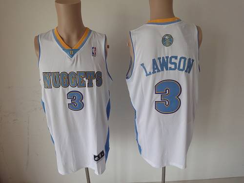 Nuggets #3 Ty Lawson White Revolution 30 Stitched NBA Jersey