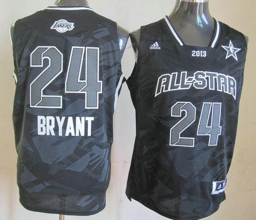 Lakers #24 Kobe Bryant Black 2013 All Star Fashion Stitched NBA Jersey