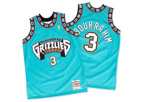 Grizzlies #3 Shareef Abdur-Rahim Green Hardwood Classics Throwback Stitched NBA Jersey