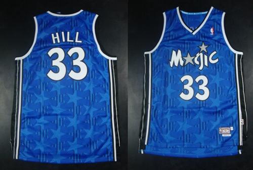 Mitchell And Ness Magic #33 Grant Hill Blue Stitched NBA Jersey