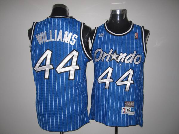 Mitchell And Ness Magic #44 Jason Williams Stitched Blue Throwback NBA Jersey