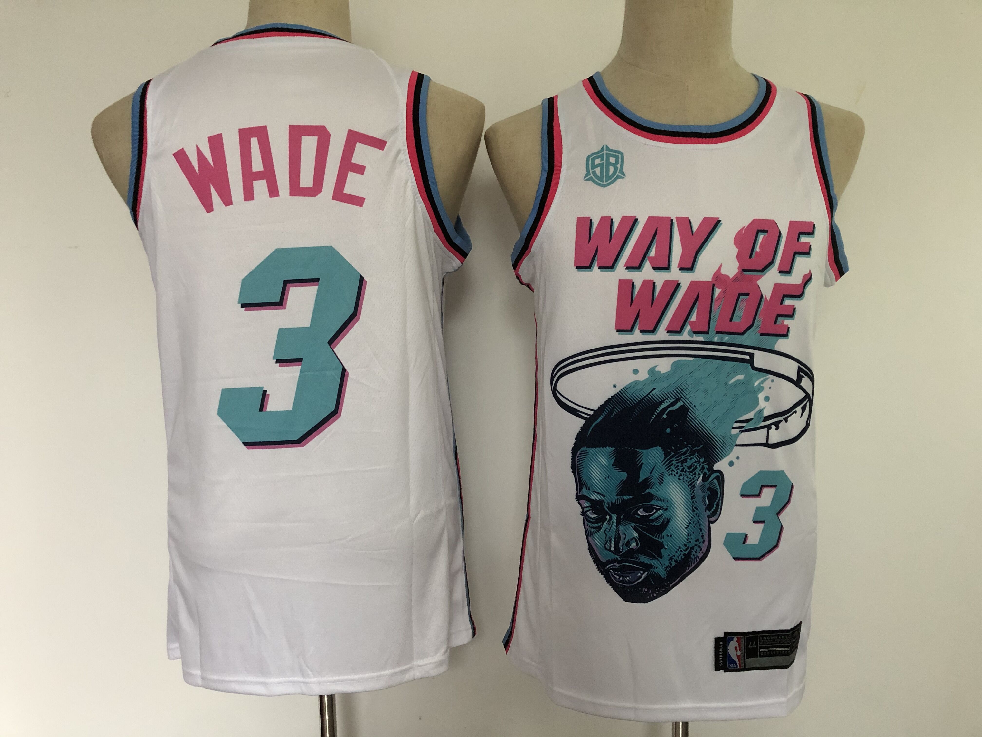 Chicago Bulls #3 Dwyane Wade White Stitched NBA Jersey