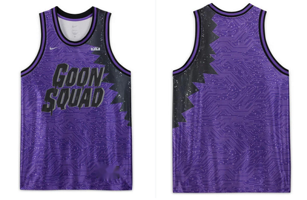 Men's Miami Heat LeBron x Space Jam "Goon Squad" Purple Jersey