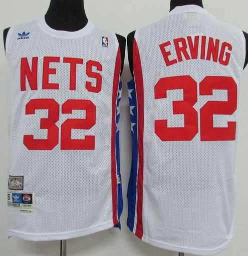 Men's Brooklyn Nets Active Player Custom White Retro Swingman Throwback Stitched Jersey