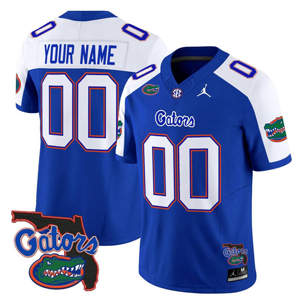 Men's Florida Gators ACTIVE PLAYER Custom Royal Alternate 2024 F.U.S.E. Florida Patch Vapor Limited Stitched Football Jersey