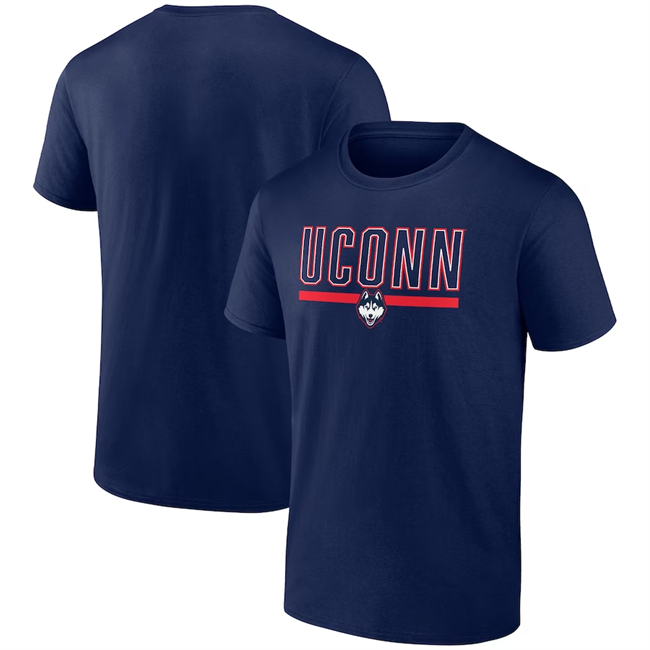 Men's UConn Huskies Navy Classic Inline Team T-Shirt