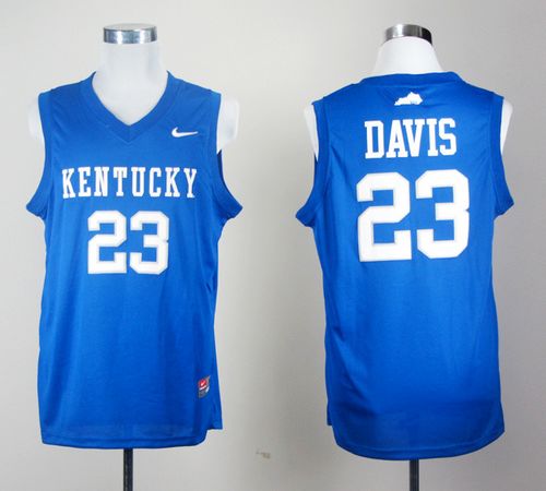 Wildcats #23 Anthony Davis Royal Blue Stitched NCAA Jersey