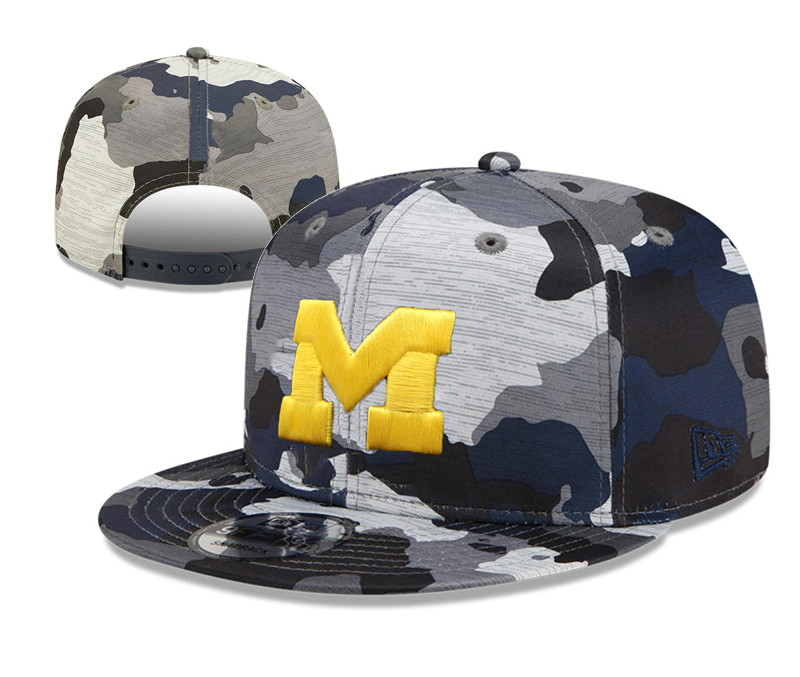 Michigan Wolverines Stitched Snapback Hats 007