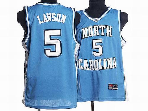 North Carolina #5 Ty Lawson Blue Stitched NCAA Jersey
