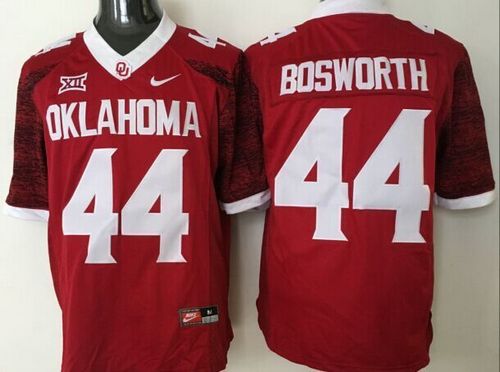 Sooners #44 Brian Bosworth Red New XII Stitched NCAA Jersey