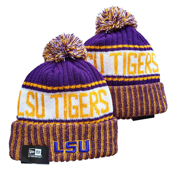 LSU Tigers Knit Hats 001