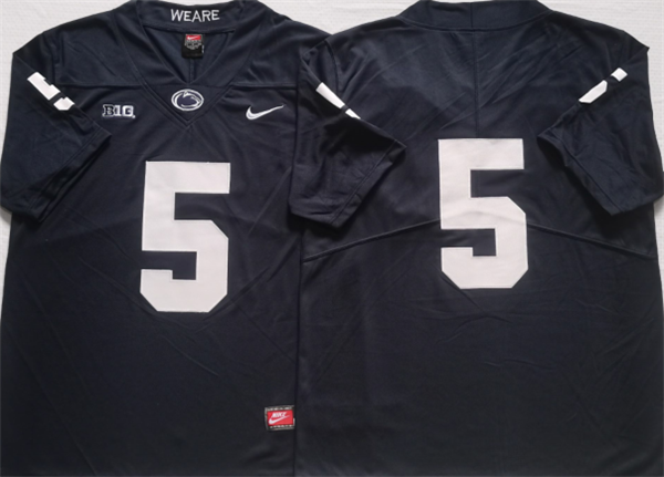 Penn State Nittany Lions #5 Blue Stitched Jersey