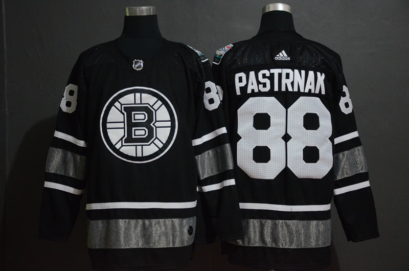 Men's Boston Bruins #88 David Pastrnak Black 2019 NHL All-Star Game Jersey