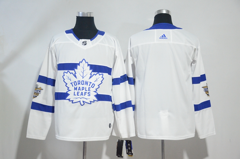 Men's Adidas Toronto Maple Leafs White 2018 NHL Stadium Series Stitched NHL Jersey