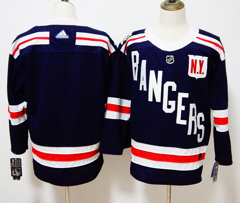Men's Adidas New York Rangers Navy 2018 Winter Classic Authentic Stitched NHL Jersey