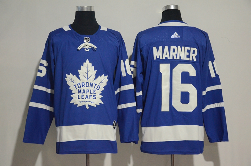 Men's Toronto Maple Leafs #16 Mitchell Marner Blue Adidas Stitched NHL Jersey