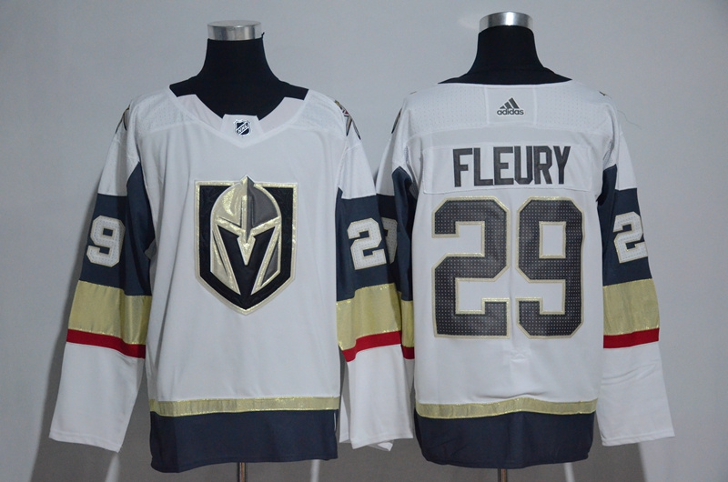 Men's Vegas Golden Knights #29 Marc-Andre Fleury White Adidas Stitched NHL Jersey