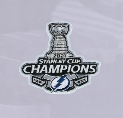 Tampa Bay Lightning 2021 Stanley Cup Champions Patch