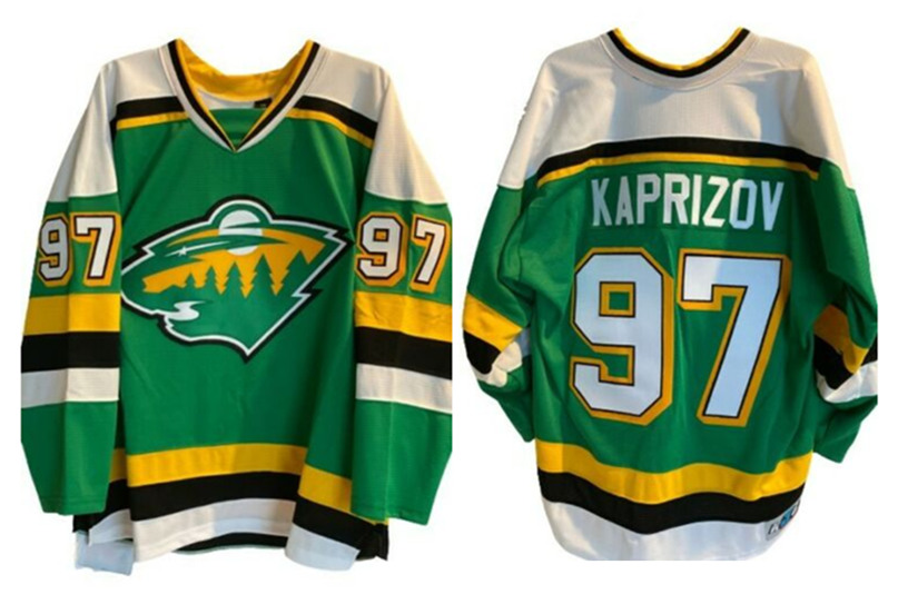 Men's Minnesota Wild #97 Kirill Kaprizov Reverse Retro Stitched Jersey