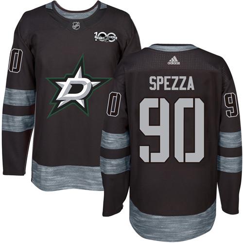 Stars #90 Jason Spezza Black 1917-2017 100th Anniversary Stitched NHL Jersey