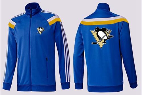 NHL Pittsburgh Penguins Zip Jackets Blue-2