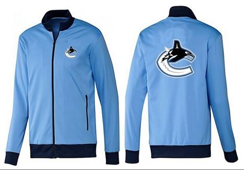 NHL Vancouver Canucks Zip Jackets Light Blue