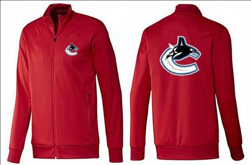 NHL Vancouver Canucks Zip Jackets Red