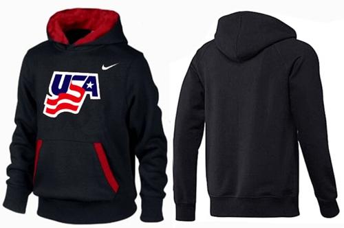 Olympic Team USA Pullover Hoodie Black/Red