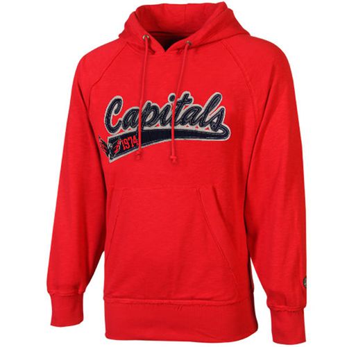 Old Time Hockey Washington Capitals Hudson Pullover Hoodie Red