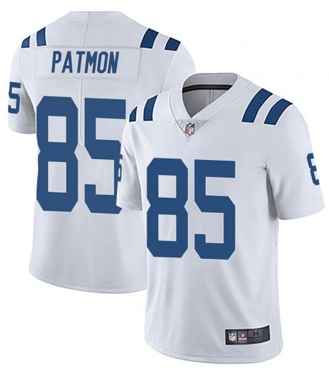 Men's Indianapolis Colts #85 Dezmon Patmon White Stitched Jersey