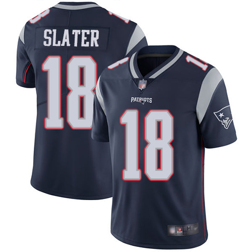Men's New England Patriots #18 Matthew Slater Navy Color Rush Limited Stitched NFL Jersey