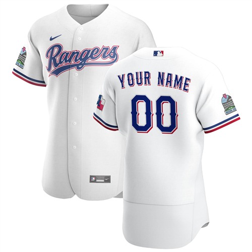Men's Texas Rangers ACTIVE PLAYER Custom Stitched MLB Jersey
