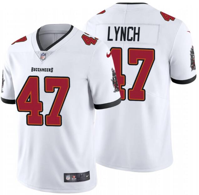 Men's Tampa Bay Buccaneers #47 John Lynch New White Vapor Untouchable Limited Stitched NFL Jersey
