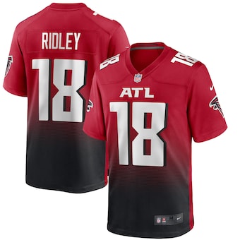 Men's Atlanta Falcons #18 Calvin Ridley New Red NFL Jersey