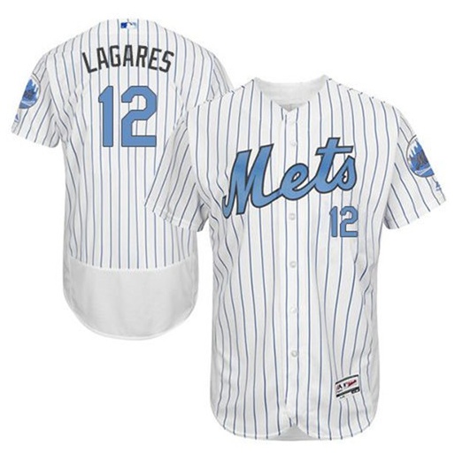 Men's New York Mets White ACTIVE PLAYER Custom Stitched MLB Jersey