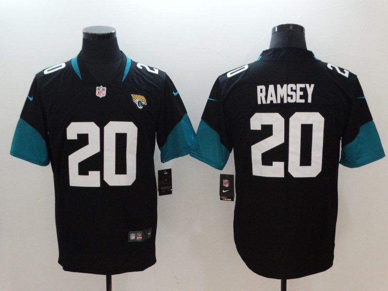 Men's NFL Jacksonville Jaguars #20 Jalen Ramsey Black New 2018 Vapor Untouchable Limited Stitched Jersey