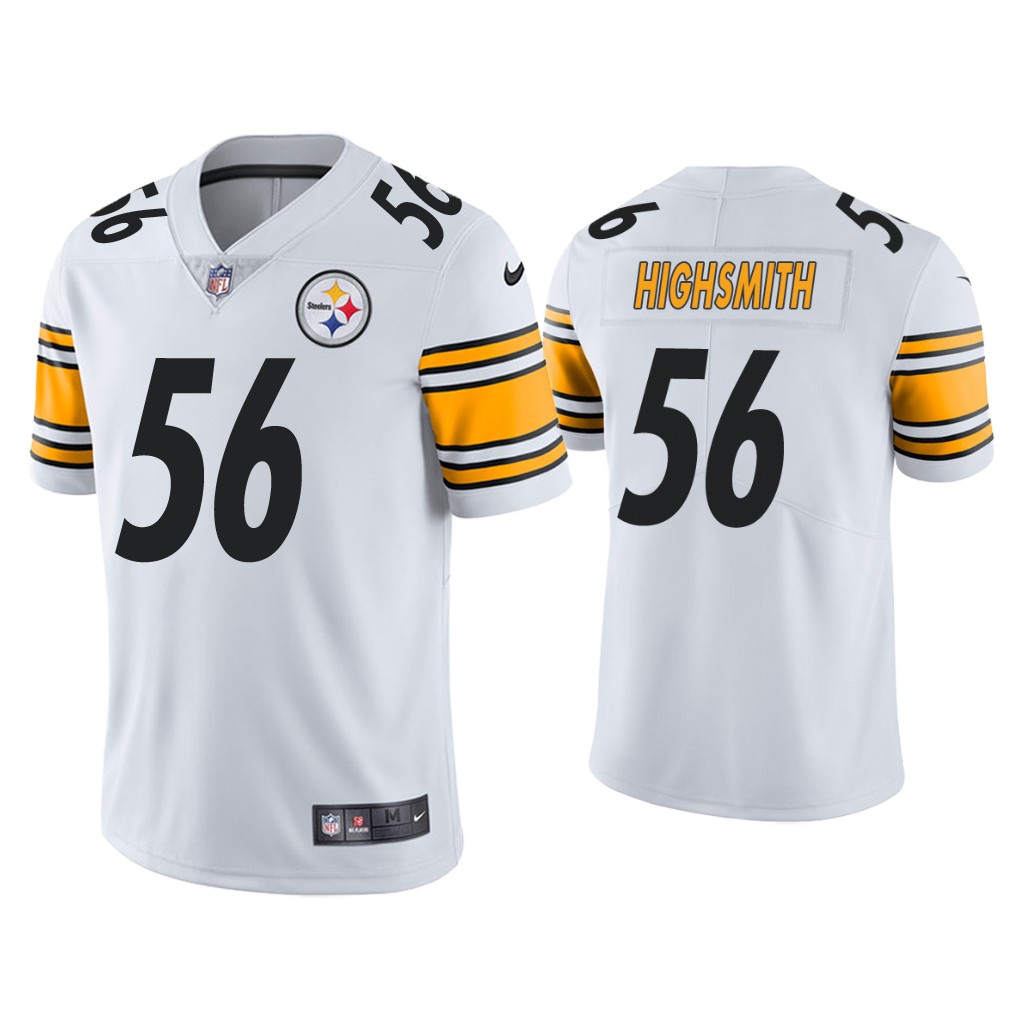 Men's Pittsburgh Steelers #56 Alex Highsmith White Vapor Untouchable Limited Stitched Jersey