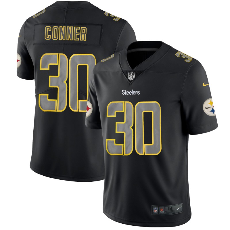 Men's Pittsburgh Steelers #30 James Conner Black 2018 Impact Limited Stitched NFL Jersey
