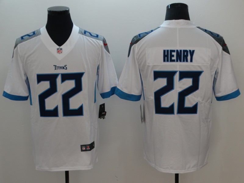 Men's NFL Tennessee Titans #22 Derrick Henry White New 2018 Vapor Untouchable Limited Stitched Jersey