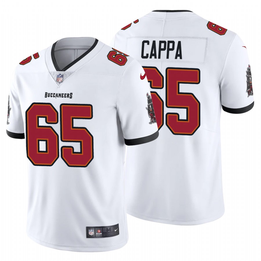 Men's Tampa Bay Buccaneers #65 Alex Cappa New White Vapor Untouchable Limited Stitched NFL Jersey