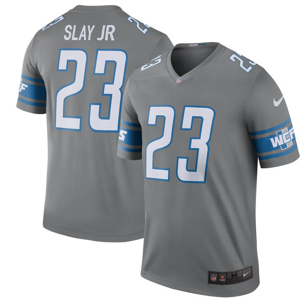 Nike Men's Detroit Lions #23 Darius Slay JR 2017 Color Rush Limited Legend NFL Jersey
