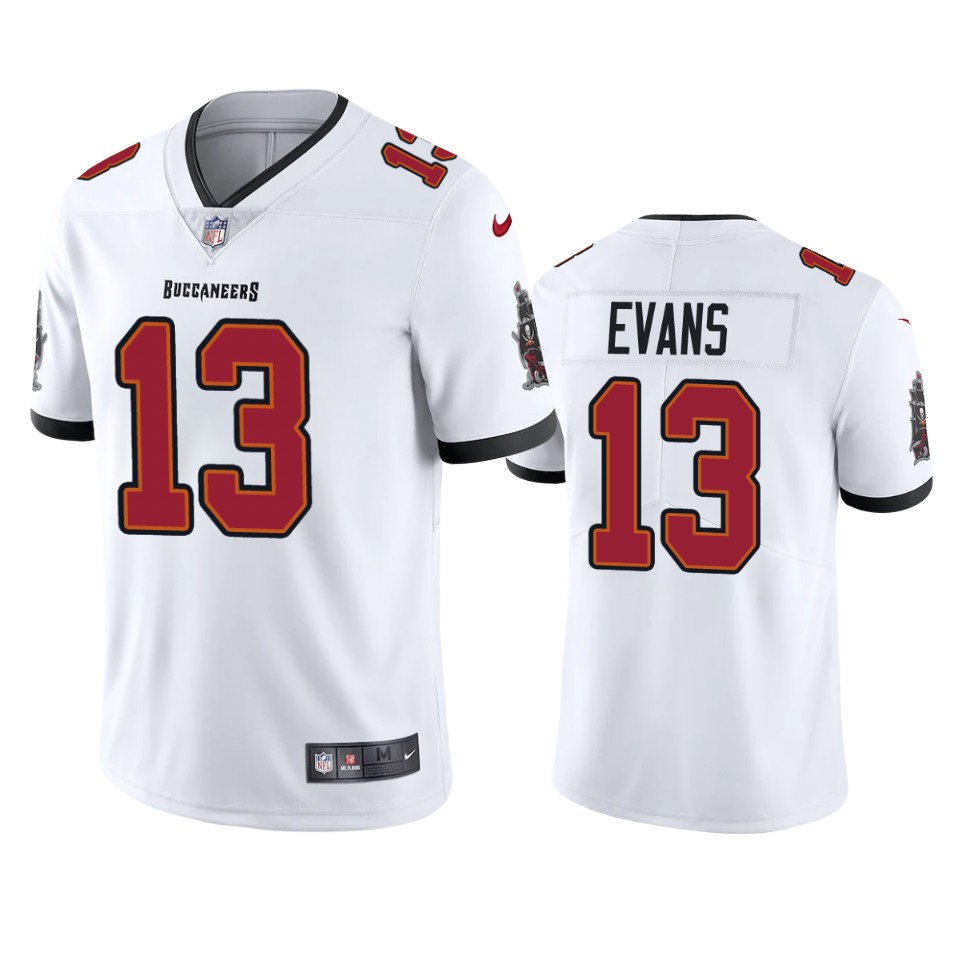 Men's Tampa Bay Buccaneers #13 Mike Evans New White Vapor Untouchable Limited Stitched NFL Jersey