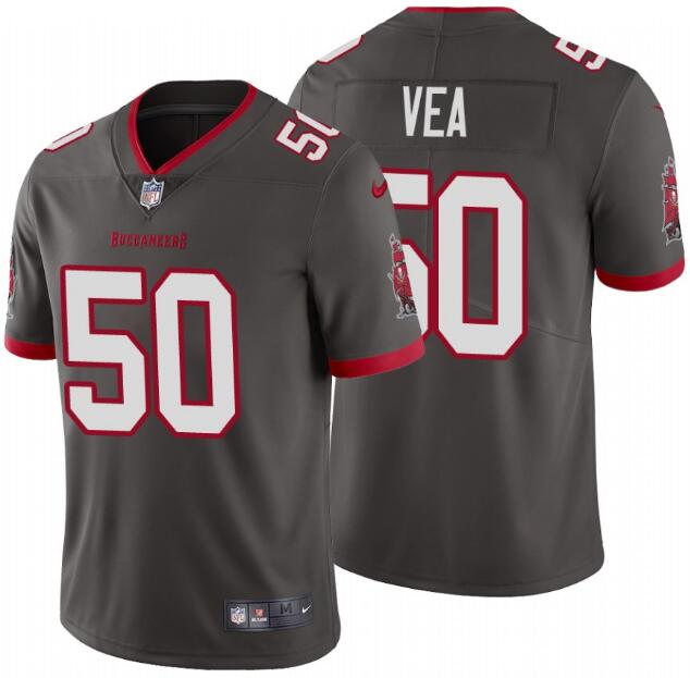 Men's Tampa Bay Buccaneers #50 Vita Vea New Grey Vapor Untouchable Limited Stitched NFL Jersey