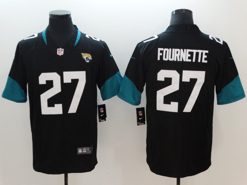 Men's NFL Jacksonville Jaguars #27 Leonard Fournette Black New 2018 Vapor Untouchable Limited Stitched Jersey