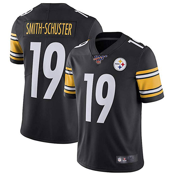 Men's Pittsburgh Steelers #19 JuJu Smith-Schuster Black 2019 100th Season Vapor Untouchable Limited Stitched NFL Jersey